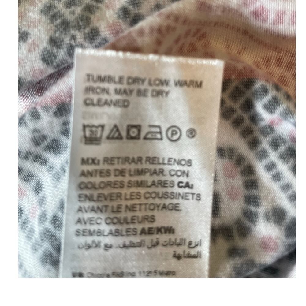 Soma Halter Bra Dress Sz XXL Ring Detail Pockets Mosaic Tile Print Soft Stretch - Picture 6 of 8